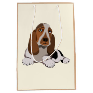 Mediana Bolsa de regalo de perro lindo