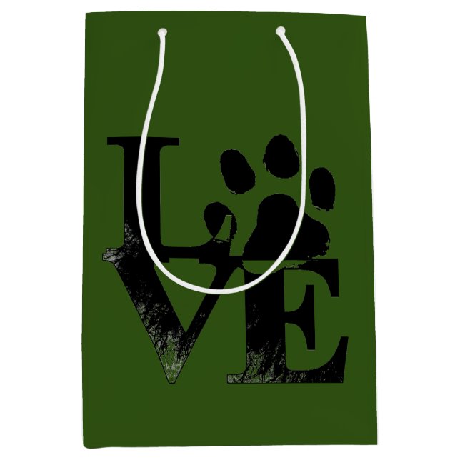 Mediana Bolsa de regalo de perro medio (Anverso)