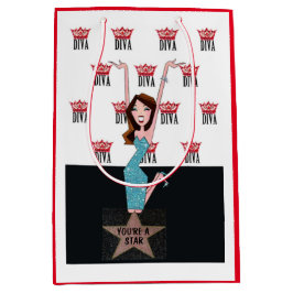 Mediana Bolsa de regalo de Personalioze DIVA