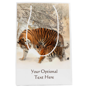 Mediana Bolsa de regalo de personalizado de los Tigres de 