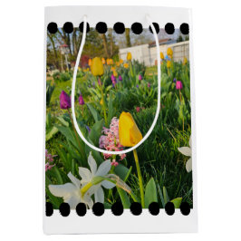 Mediana Bolsa de regalo de Personalizado floral