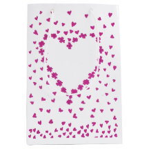 Bolsa de regalo de Petal Heart