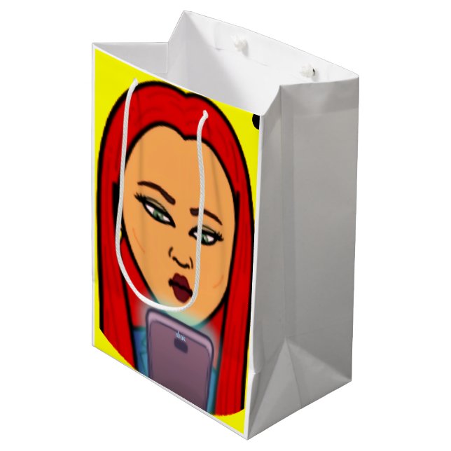 Mediana Bolsa de regalo de Petra (Angulo Anverso)