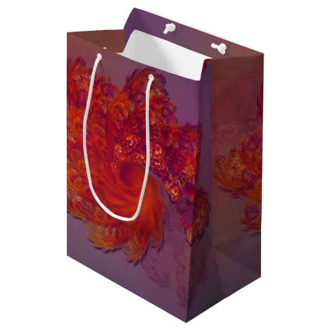 Mediana Bolsa de regalo de Phoenix Lament (Angulo Anverso)