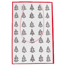 Bolsa de Regalo de Pine Tree para Navidades modern