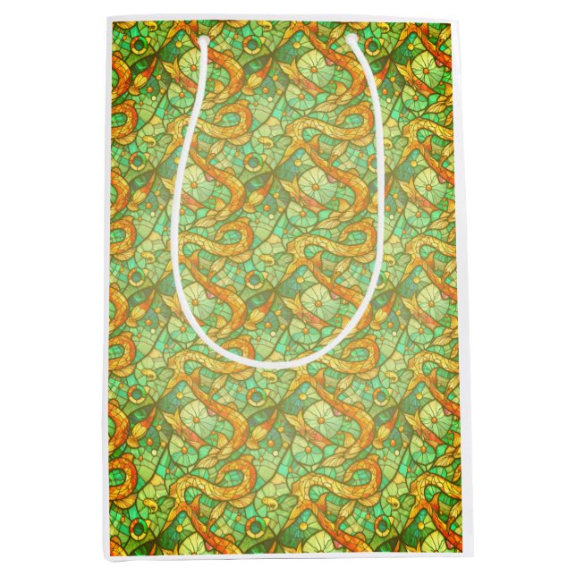 Mediana Bolsa de regalo de Pisces (Anverso)