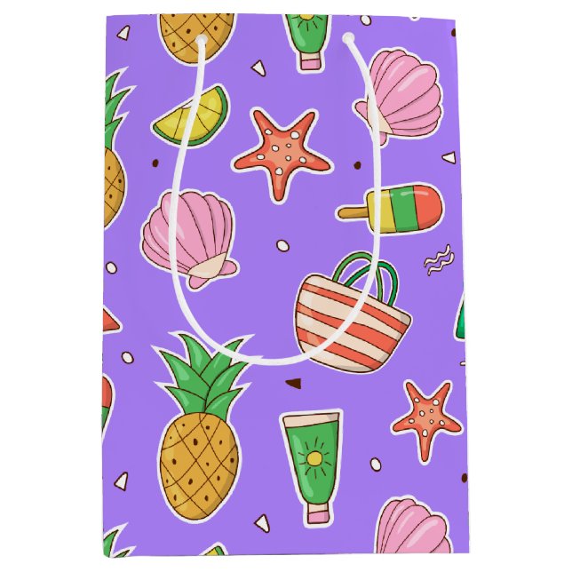 Mediana Bolsa de regalo de playa de Summer Days (Anverso)