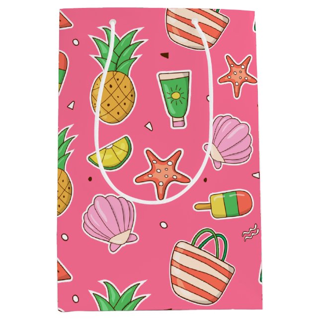 Mediana Bolsa de regalo de playa de Summer Days (Anverso)