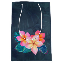 Mediana Bolsa de regalo de plumeria de Sunrise Hawaii
