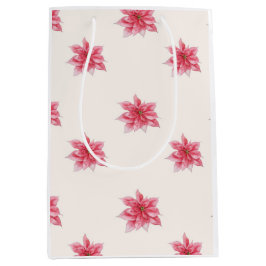 Mediana Bolsa de regalo de Poinsettia