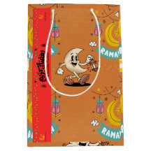 Bolsa de regalo de Ramadan creciente de anime lind