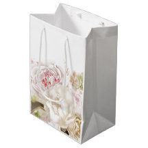 Bolsa de regalo de rosas y peonías para ocasiones