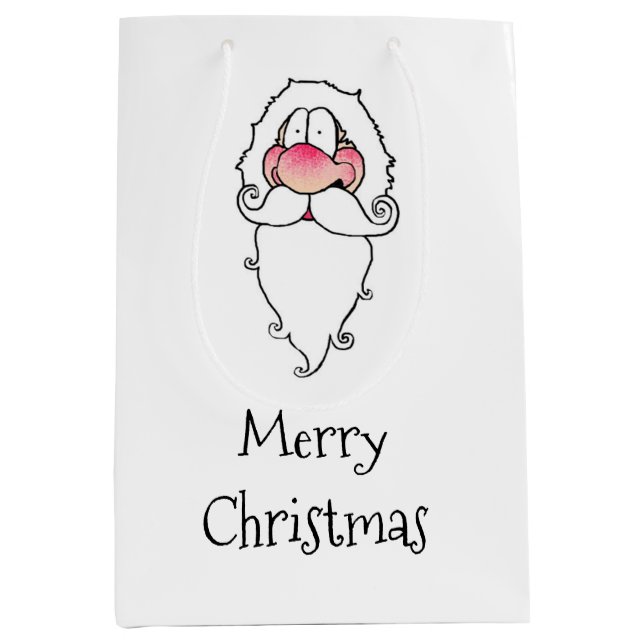 Mediana Bolsa de regalo de Santa (Anverso)