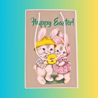 Mediana Bolsa de regalo de Semana Santa para niños con tem