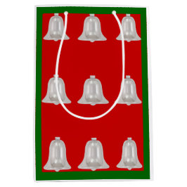 Mediana Bolsa de regalo de tamaño medio de las campanas pl