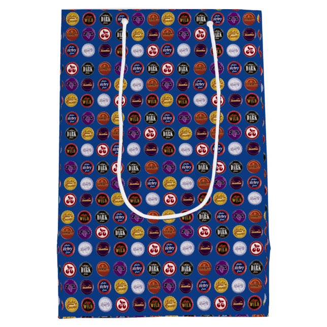 Mediana Bolsa de regalo de tapas de refresco retro, regalo (Reverso)