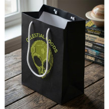 Bolsa de regalo de texto personalizado con medio t