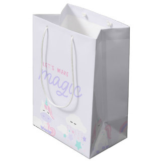 Mediana Bolsa de regalo de Unicorn