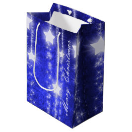 Mediana Bolsa de regalo de vacaciones de las estrellas de 