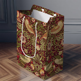 Mediana Bolsa de regalo de William Morris Strawberry Thief