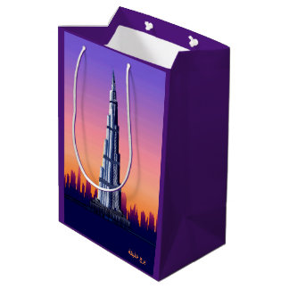 Mediana Bolsa de regalo del Burj Khalifa