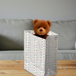 Mediana Bolsa de regalo del patrón de pinza de pañales mod