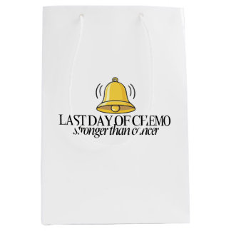 Mediana Bolsa de regalo del último día de quimioterapia