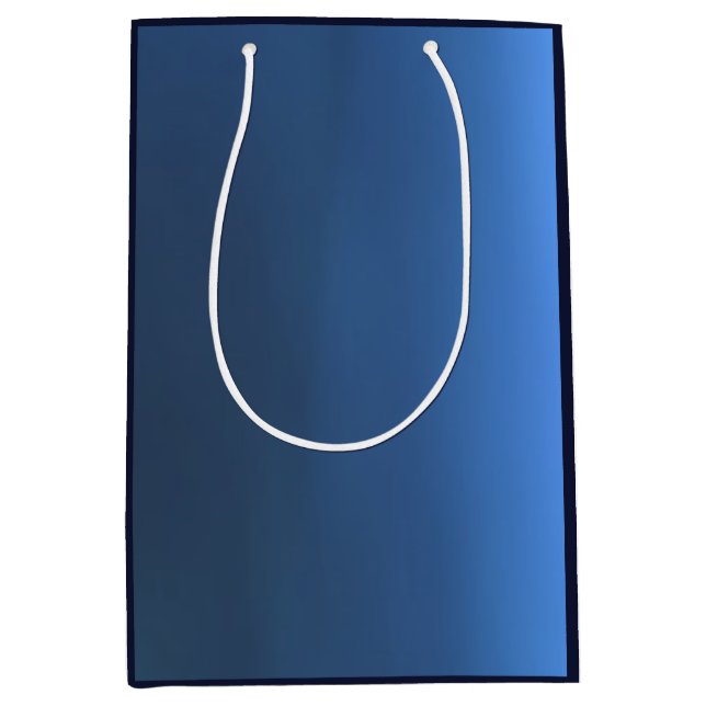 Mediana Bolsa de regalo Denim Blues (Anverso)