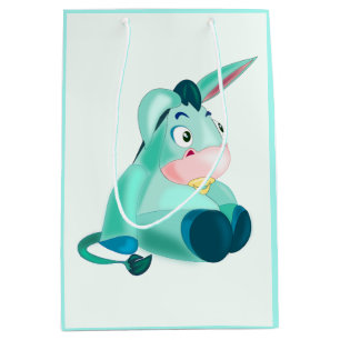 Mediana Bolsa de regalo divertida con burro bebé - Persona