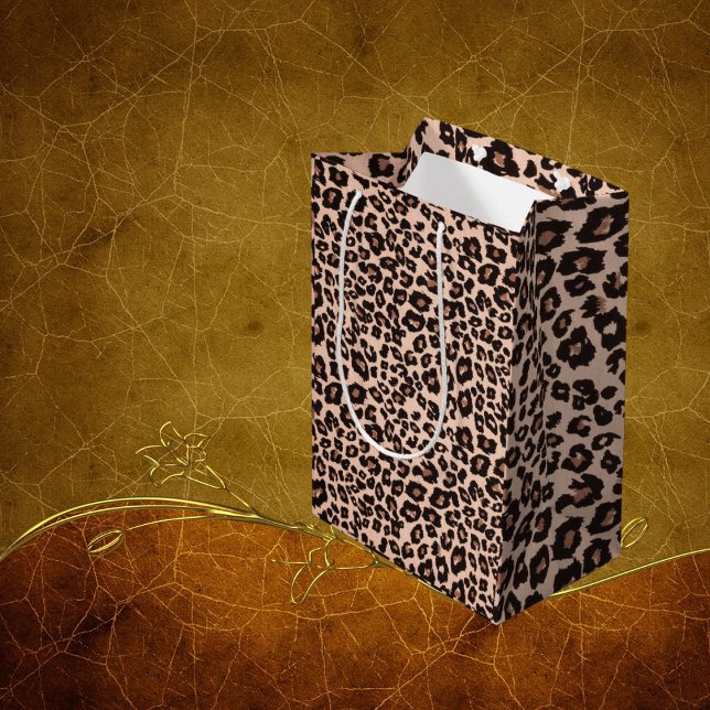 Mediana Bolsa de regalo estampado de leopardo Embalaje de  (Subido por el creador)