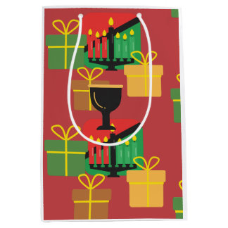Mediana Bolsa de regalo festiva de Kwanzaa