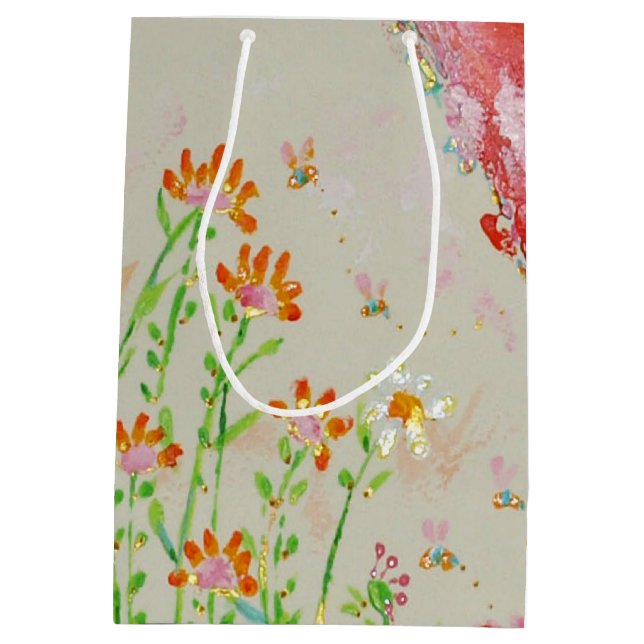 Mediana Bolsa de regalo Fleur (Reverso)