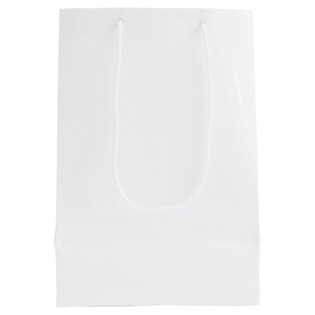 Mediana Bolsa de regalo floral (Reverso)
