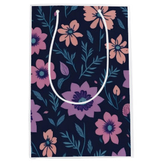Mediana Bolsa de regalo floral botánica