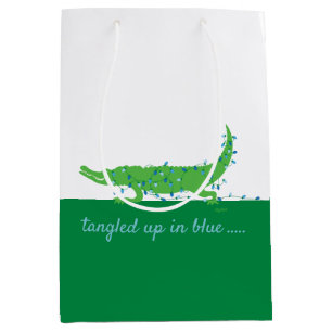 Mediana Bolsa de regalo Gator Blues de brillo medio