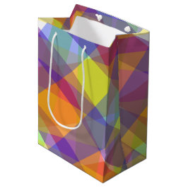 Mediana Bolsa de Regalo - Geométrico Ligero