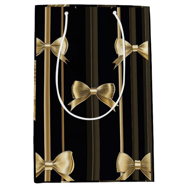 Mediana Bolsa de regalo Golden Grace (Anverso)