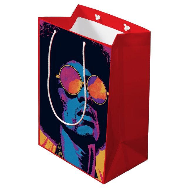 Mediana Bolsa de regalo Guay/Retro (Angulo reverso)