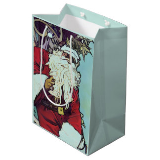 Mediana Bolsa de regalo Guay Weed Santa Medium