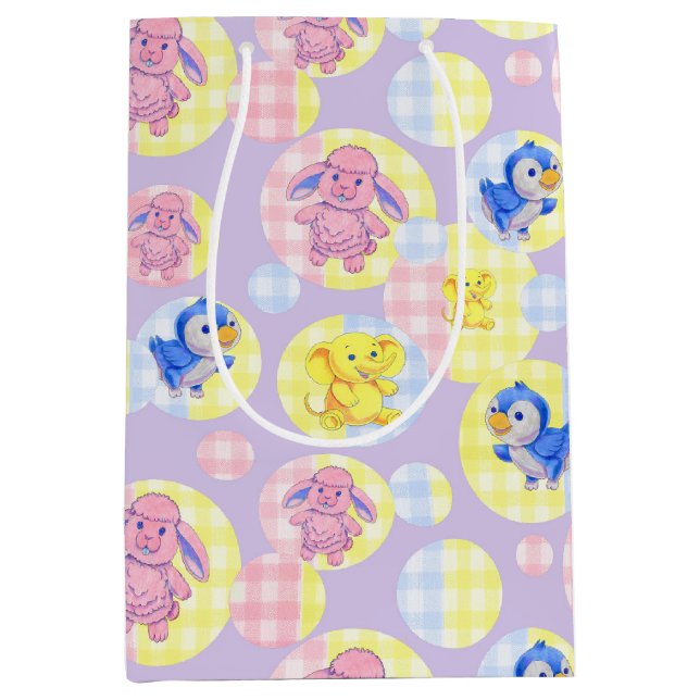 Mediana Bolsa de regalo Juguete Burbuja animal (Anverso)