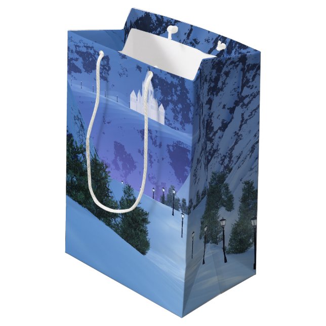 Mediana Bolsa de regalo ligero (Angulo reverso)