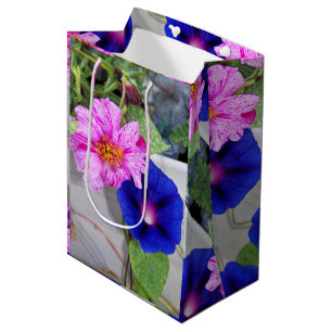 Mediana Bolsa de Regalo Med Portulaca y Gloria de la Mañan