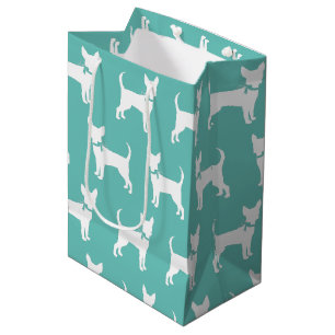 Mediana Bolsa de regalo media de cachorro de perro de Chih