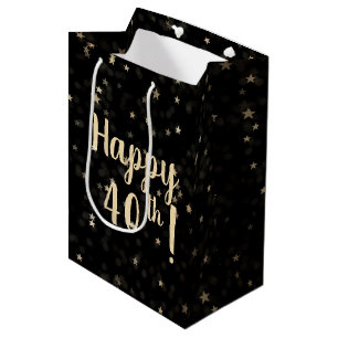 Mediana Bolsa de regalo media de cumpleaños de las estrell