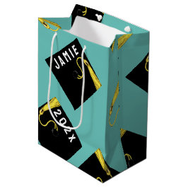 Mediana Bolsa de regalo media de graduación de 2025