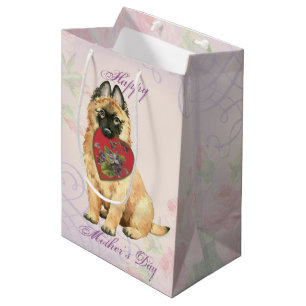 Mediana Bolsa de regalo media de Tervuren Heart Mom