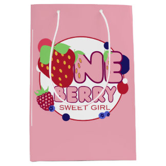 Mediana Bolsa de regalo media de un Chica dulce de Berry