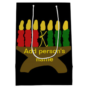 Mediana Bolsa de regalo media de velas de Kwanzaa