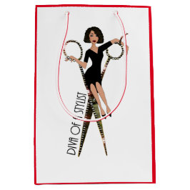 Mediana Bolsa de regalo media "Diva de un estilista"
