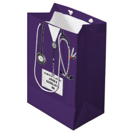 Mediana Bolsa de regalo media para graduación de la escuel